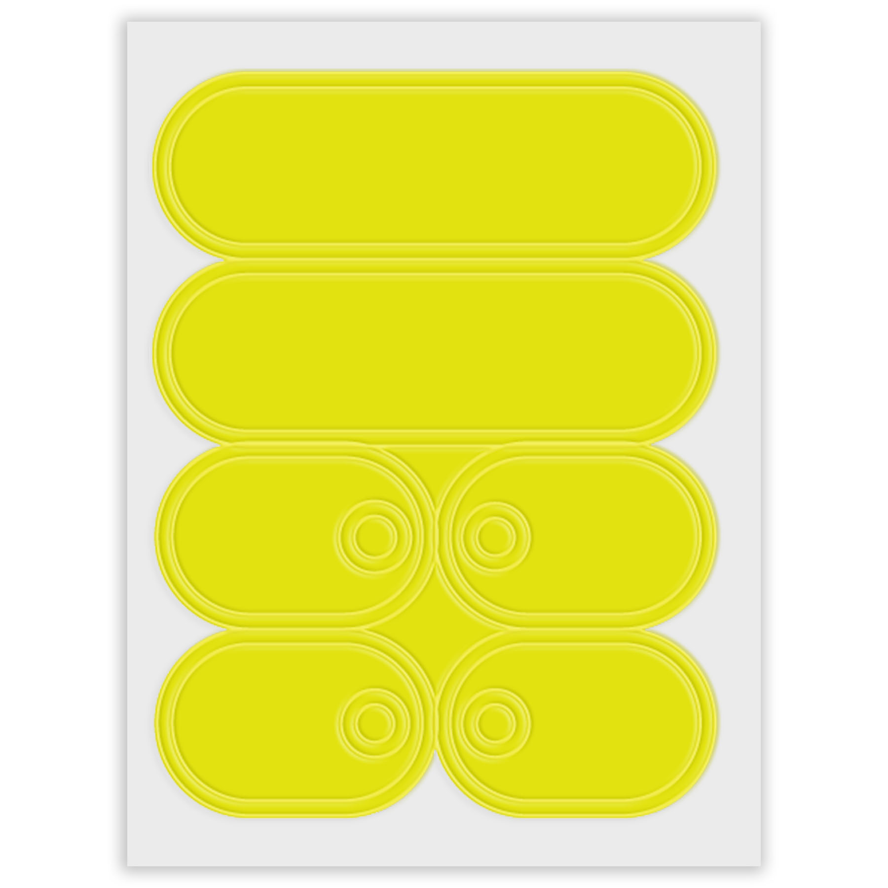Fluorescent Yellow Blank
